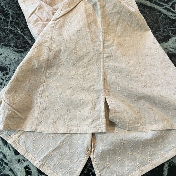 NWT First Issue women’s 3/4 sleeve button shirt Beige 100% Cotton size S $40 - Picture 9 of 10